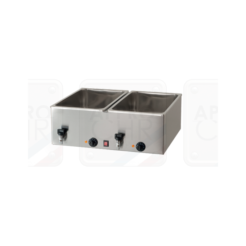 BAIN-MARIE 2xGN 1/1 AVEC ROBINET DE VIDANGE Accueil BM216R BAIN-MARIE 2xGN 1/1 AVEC ROBINET DE VIDANGE Accueil BM216R