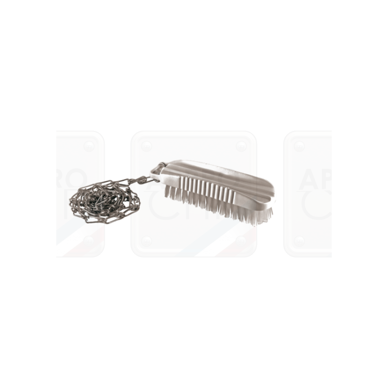 BROSSE A ONGLES AVEC CHAINE EN INOX HYGIENE DES MAINS 500 BROSSE A ONGLES AVEC CHAINE EN INOX HYGIENE DES MAINS 500