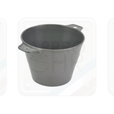 POT DE PRESENTATION A ANSES GRIS 1.2L EN MELAMINE GAMME PLATERIE MELAMINEE TGY1563