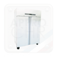 ARMOIRE REFRIGEREE BLANCHE 1200L - 2 PORTES MEUBLES FROIDS GN1200TNB
