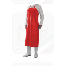 TABLIER ROUGE DE LABORATOIRE EN POLYURETHANE GANTS ET TABLIERS DE PROTECTION 0TD.S30.12