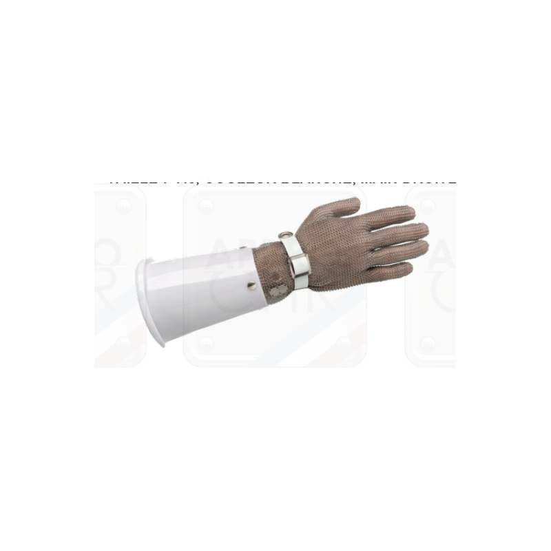 GANTS COTTE DE MAILLE AVEC MANCHETTE POLYAMIDE GANTS ET TABLIERS DE PROTECTION 0GCM.130.X1.G-D GANTS COTTE DE MAILLE AVEC MANCHETTE POLYAMIDE GANTS ET TABLIERS DE PROTECTION 0GCM.130.X1.G-D
